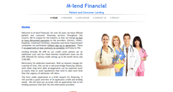 Desktop Screenshot of mlendfinance.com